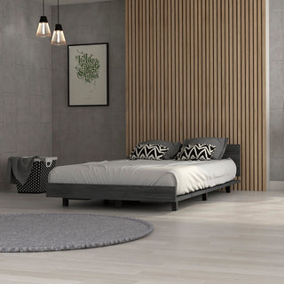 Portoalegre Twin Bed Base Parent, Smokey Oak
