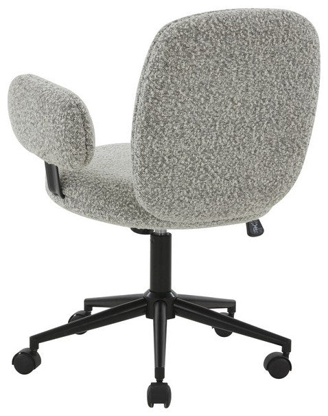 Safavieh Couture Emeril Adjustable Desk Chair White / Black