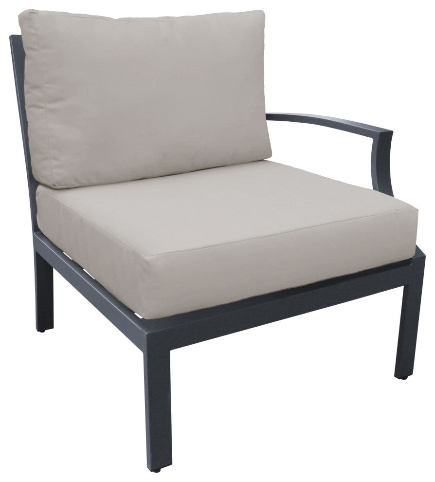 Lexington 8 Piece Outdoor Aluminum Patio Furniture Set 08a Beige