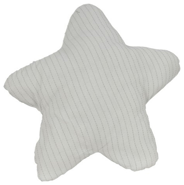 Set of Two 12" X 12" White Star Starfish Coastal Throw Pillow