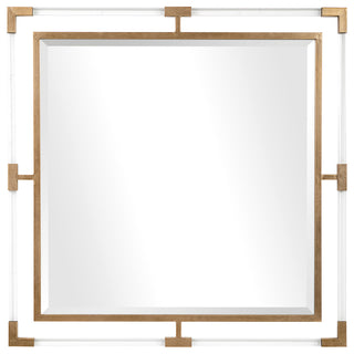 Uttermost Balkan Golden Square Mirror
