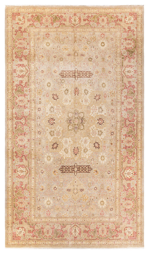 Mogul, One-of-a-Kind Hand-Knotted Area Rug Light Gray, 8' 3" x 13' 10"