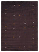 HAND KNOTTED LOOM SILK ECO-FRIENDLY AREA RUG-8'x10',Rectangle,Brown,Contemporary