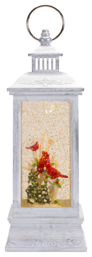 Snow Globe With Cardinal On Branch