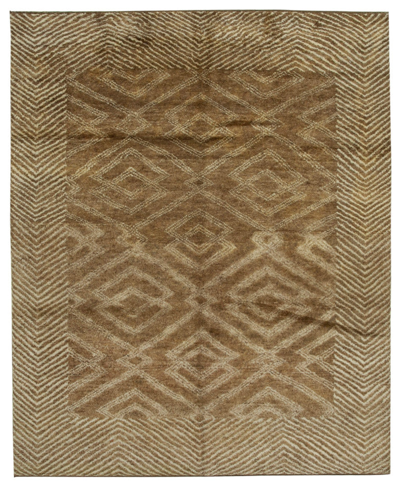Rug N Carpet - Handmade Decorative 8' 3'' x 10' 0'' Moroccan Area Rug