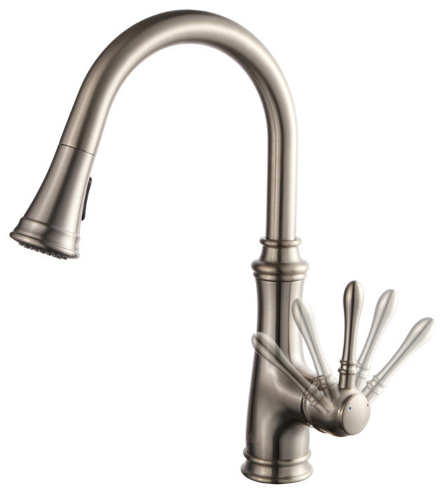 Single Handle Pull Down Kitchen Faucet