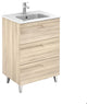 Unit 24" Vitale 3 DR With Basin, Nature Beige