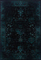 Oriental Weavers Revival Black/Teal Oriental Indoor Area Rug 6'7"X9'6"