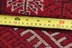 Balouch Oriental Traditional Carpet Hand Made Afghan Area Rug, Red, 7'3"x5'1