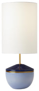 Cade Casual 1-Light Indoor Table Lamp, Polar Blue