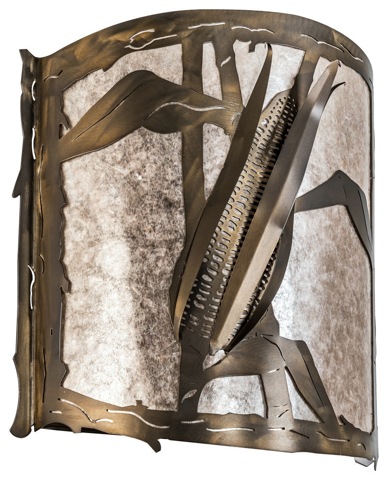 18 Wide Corn Wall Sconce