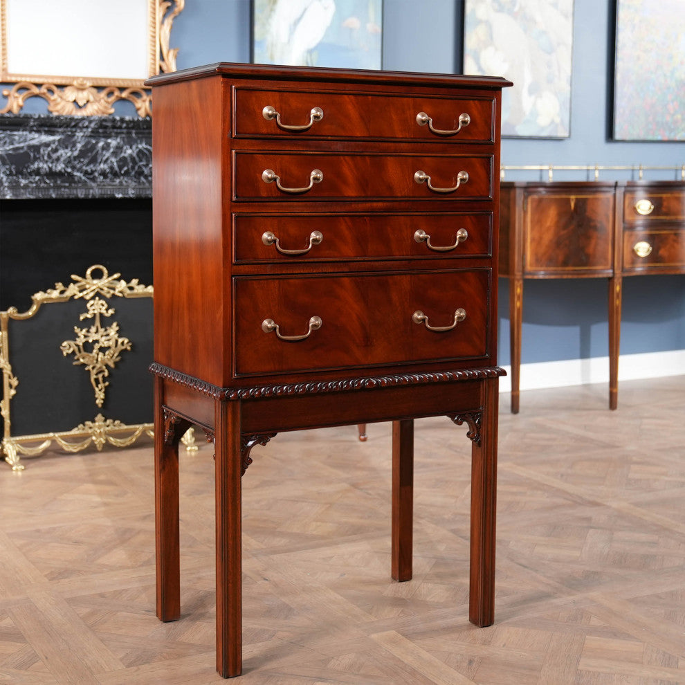 Mahogany Silver Chest