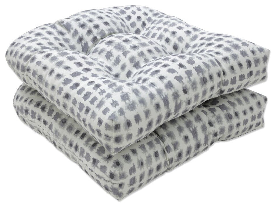 Alauda Frost Wicker Seat Cushion, Set of 2