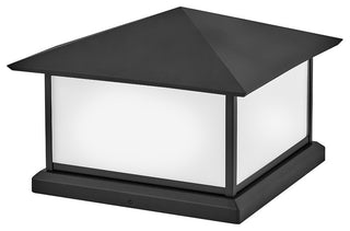 Hinkley Walter Large Pier Mount Lantern 12V, Textured Black