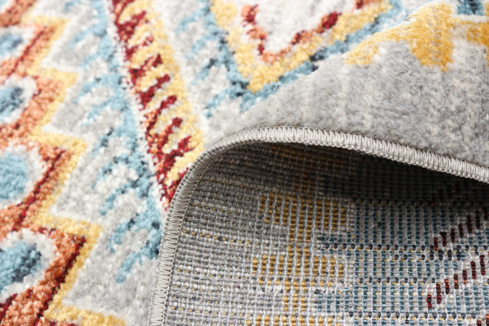 Aqua Gypsy Area Rug, Blue, 5'x7'