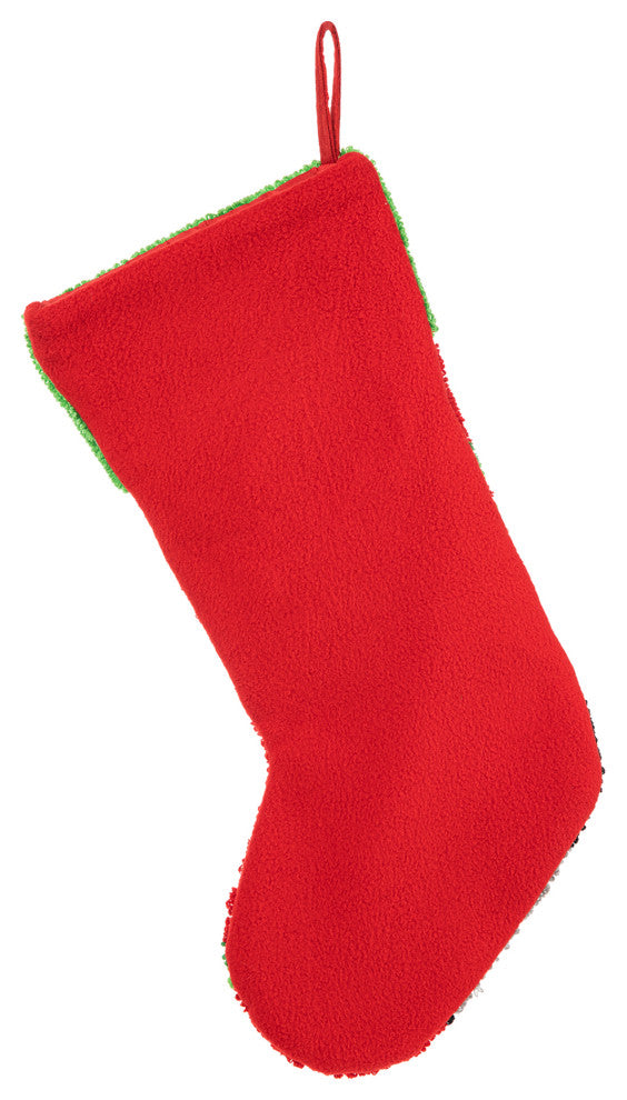 20.5"L Hooked Stocking, Cat