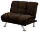Maybelle Contemporary Single Sofa Chair With Corduroy Fabric , Chocolate