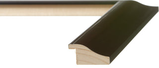 Rubbed Bronze Picture Frame, 1-1/2", Easle Back, Traditional, 5 x 7