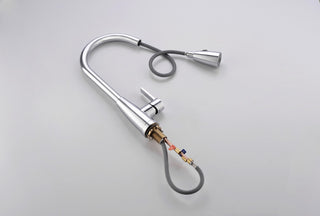 Vanity Art Pull Out Kitchen Faucet, Chrome