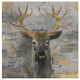 "The Leader Gold Light Grey" Digital Paper Print by Albena Hristova, 26"x26"