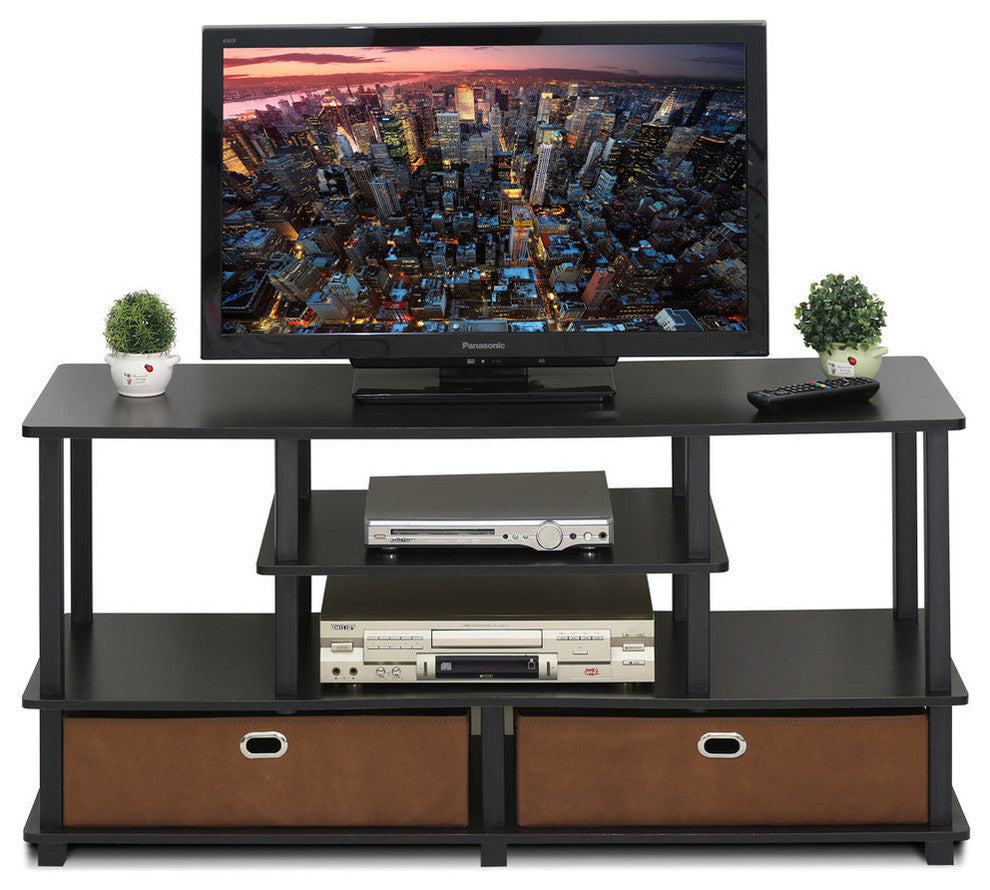 Jaya Large Tv Stand For Up To 50-Inch Tv With Storage Bin