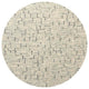 Ahgly Company Indoor Round Mid-Century Modern Area Rugs, 8' Round