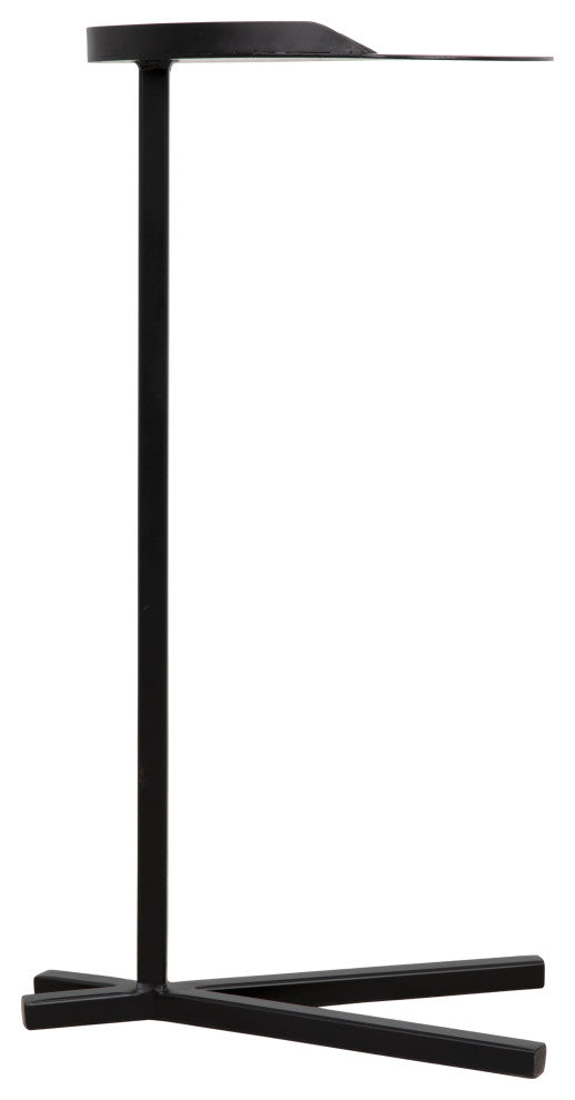 Golem Side Table, Black Steel