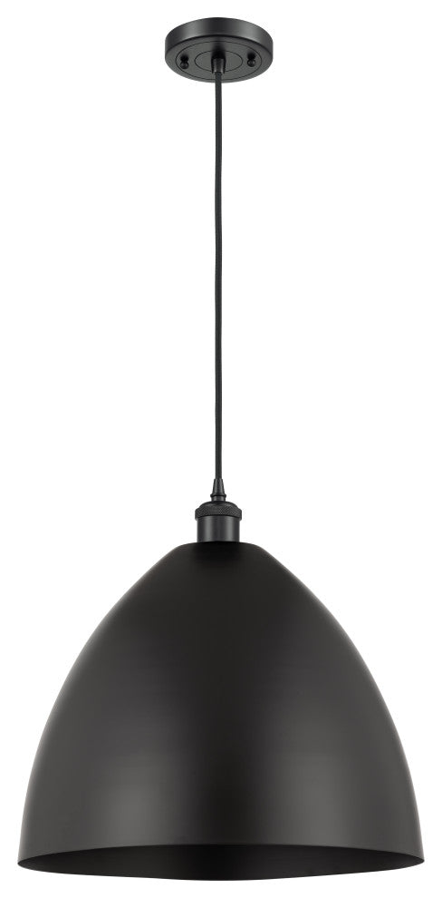 Ballston Dome Mini Pendant, Matte Black