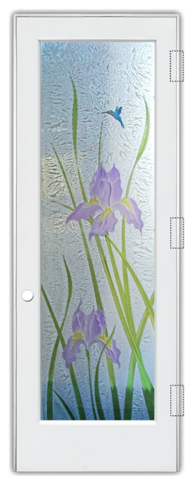 Interior Prehung Door or Interior Slab Door - Iris Hummingbird - Primed -...