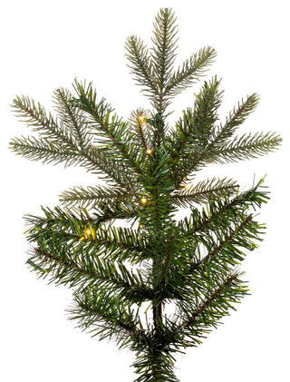Vickerman Artificial Slim Douglas Fir Christmas Tree, Wide Angle, 9' X 50"