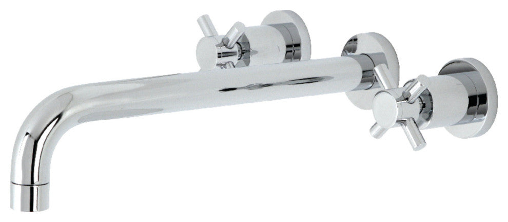 KS8051DX Wall Mount Tub Faucet, Polished Chrome