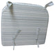 Outdoor Patio Bar Stool Elon With Arms, Dark Gray Linen Gray, 26"
