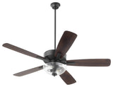 Ovation Transitional Ceiling Fan in Matte Black