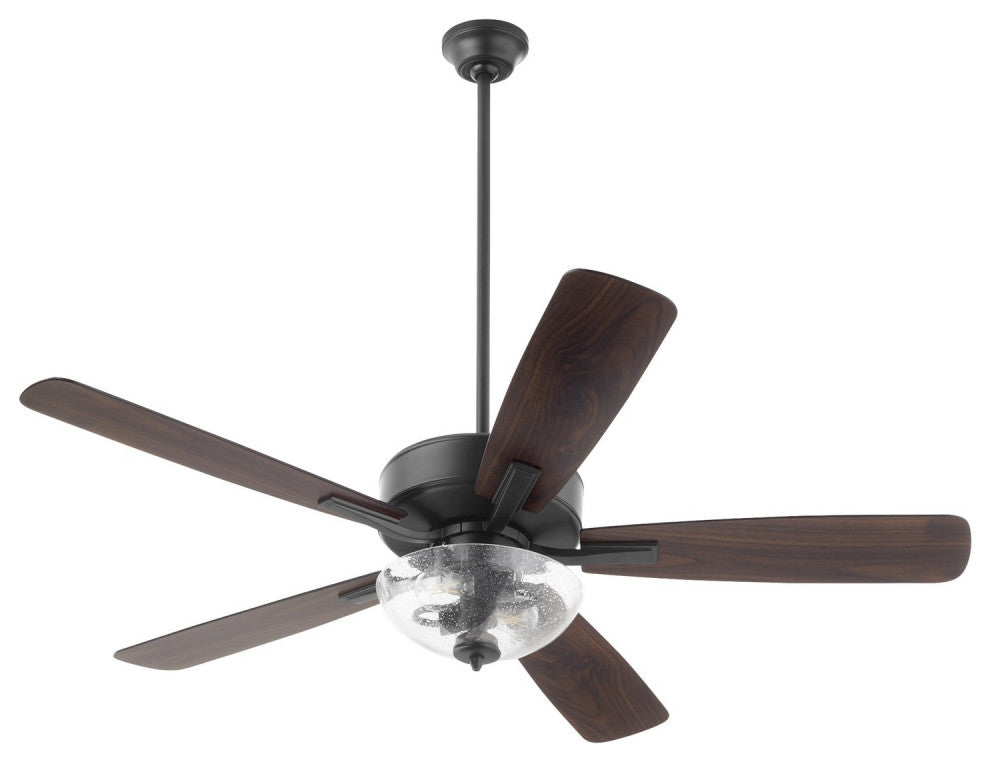 Ovation Transitional Ceiling Fan in Matte Black