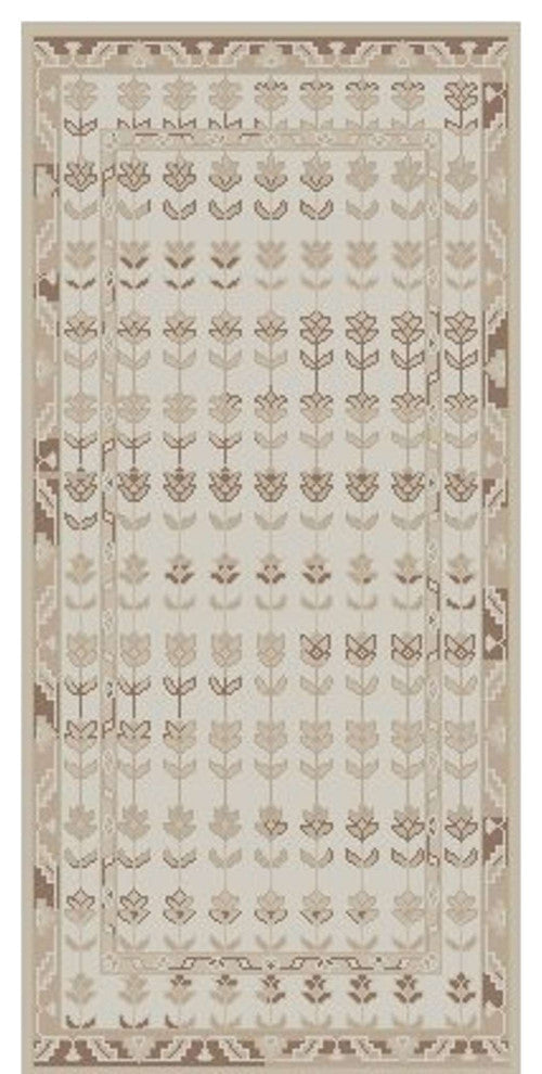 Tuscany Neeman Area Rug, Beige, 2'x3'