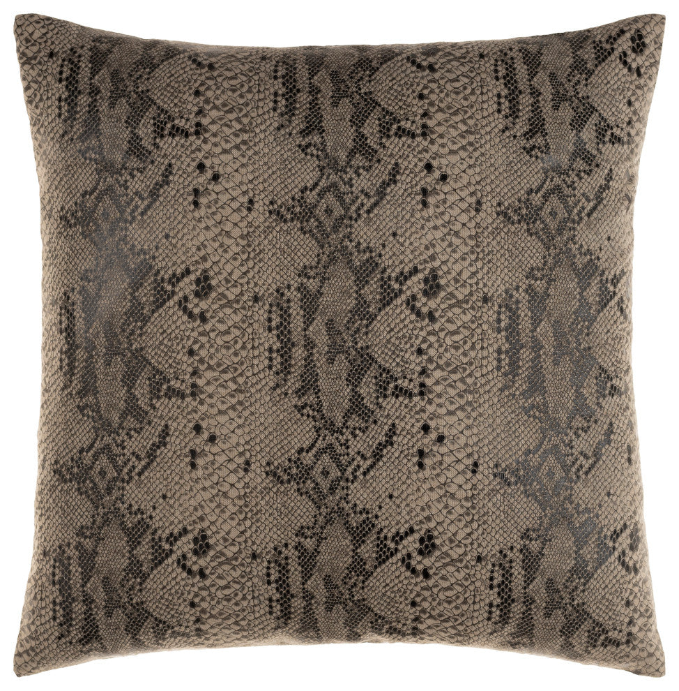 Surya Torrid Pillow Shell With Polyester Insert 18"H X 18"W Oatmeal