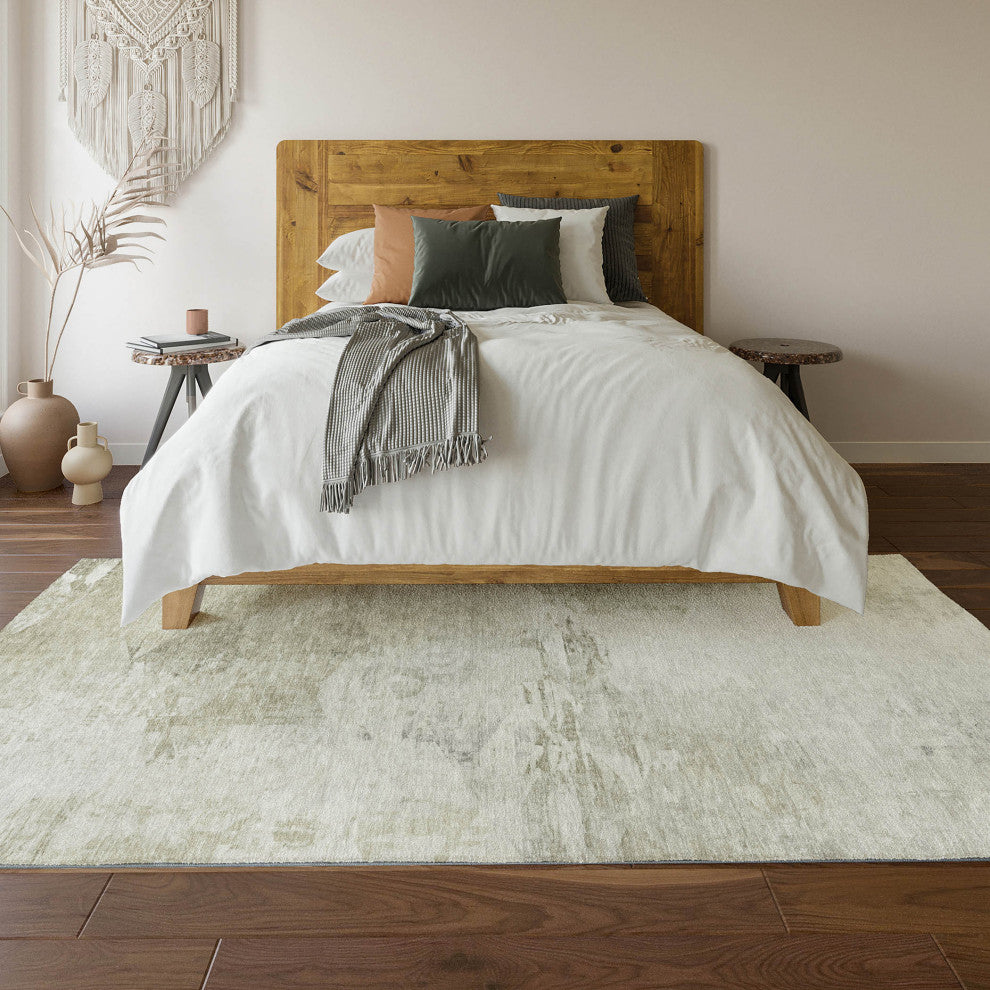 Premium Machine Washable Mayfield AMF595 Ivory 10' x 14' Rug