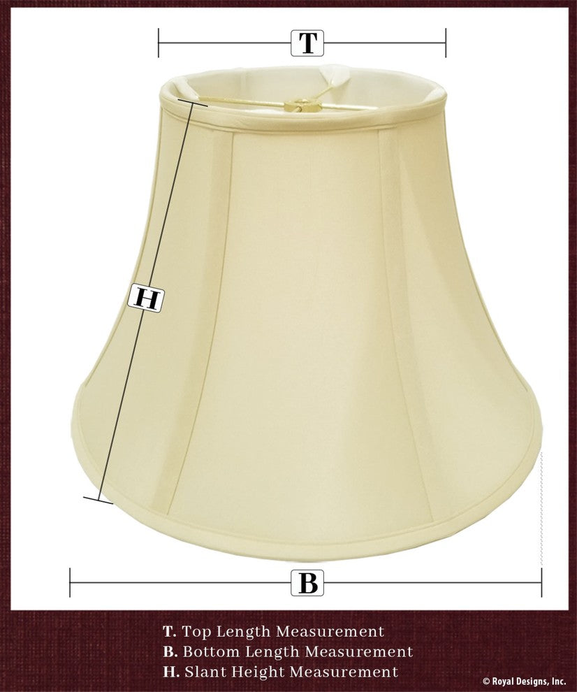 Royal Designs Twisted Pleat Basic Lampshade, Beige, Eggshell, 7x16x12