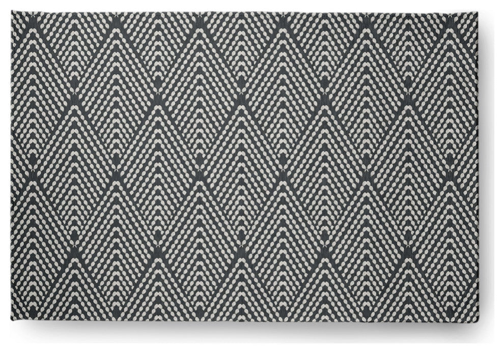 Lifeflor Diamond Spring Chenille Rug, Pepper, 4'x6'