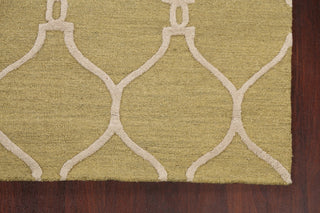 Trellis Oriental Area Rug Hand-tufted Contemporary Wool Carpet 5x8