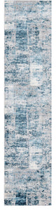 Unique Loom Elizabeth Finsbury Rug, Blue, 2'7"x12' Runner