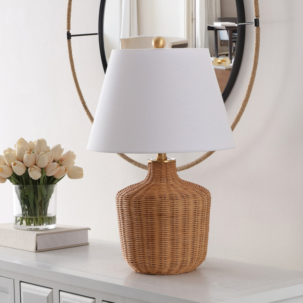Safavieh Saolia 22" Table Lamp, Natural