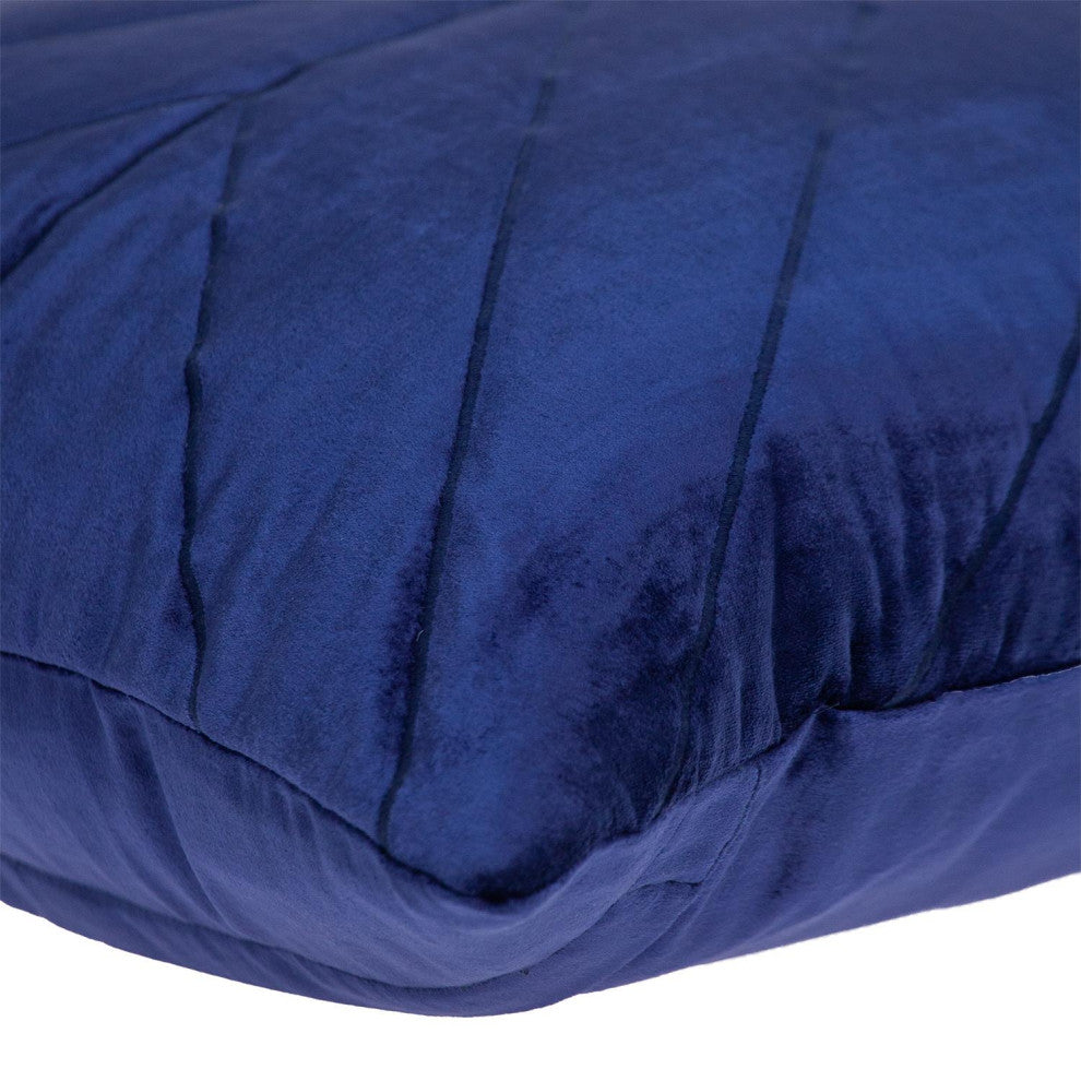 Parkland Collection Tobyn Blue Throw Pillow, Square