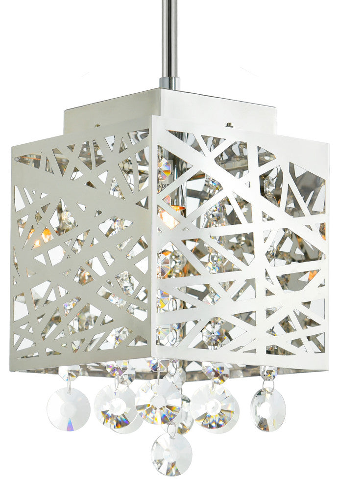 Eternity 1 Light Pendant With Chrome Finish