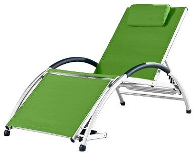 Dockside Sun Lounger, Green