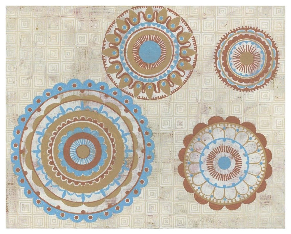 "Lakai Circles" Digital Paper Print by Kathrine Lovell, 37"x30"