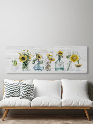 "Sunflower Delight" Painting Print on Wrapped Canvas