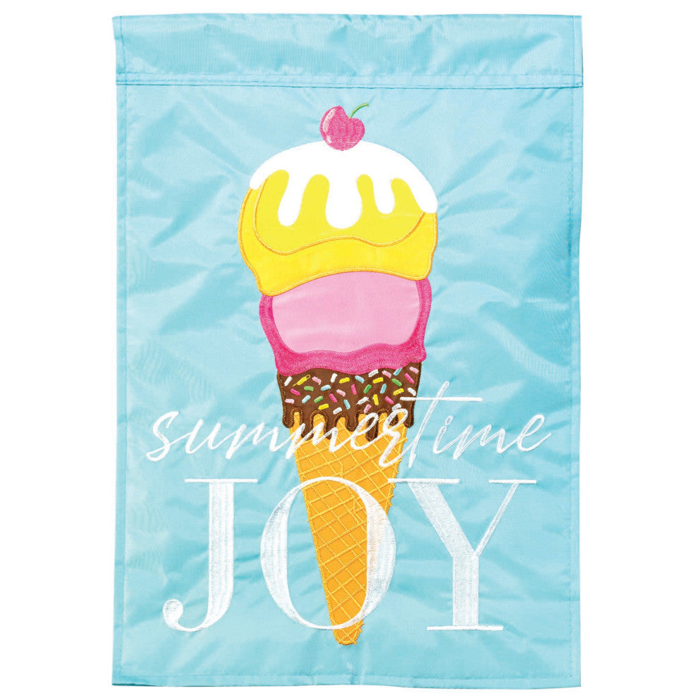 Flag Ice Cream Summertime Joy 13x18