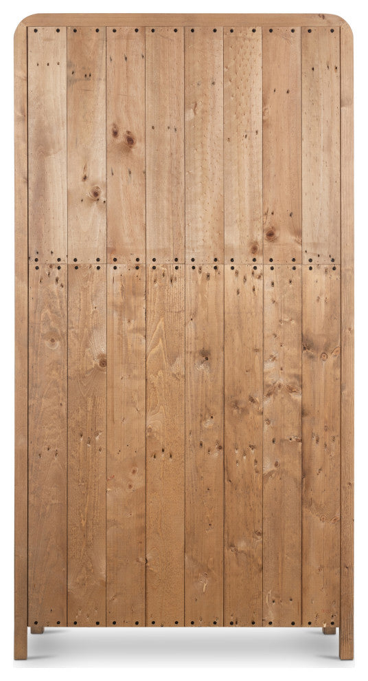 Everson Cabinet, Scrubbed Teak