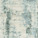 5'X8' Ivory Blue Machine Woven Abstract Indoor Area Rug